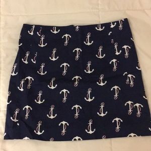 J. Crew Anchor mini skirt!